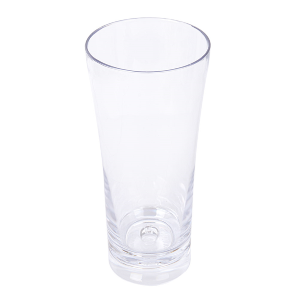 [157.45] VASOS BASE GRUESA 480 ML Ø 8,2/6,1x18 CM TRANSPARENTE POLICARBONATO (12 UNID.)