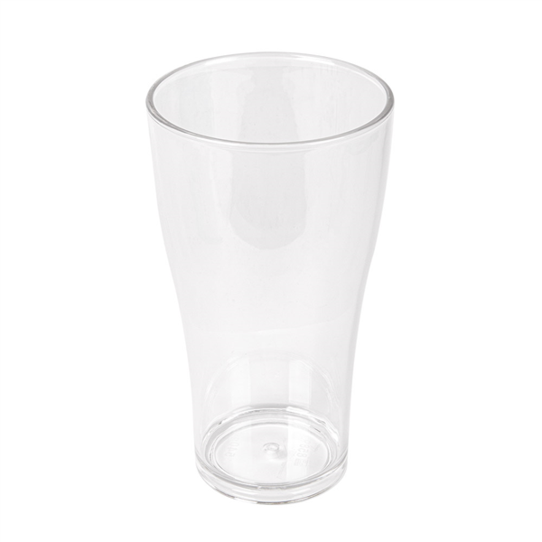 [193.01] VASOS CERVEZA 560 ML Ø 8,9/6,1x15,8 CM TRANSPARENTE POLICARBONATO (16 UNID.)