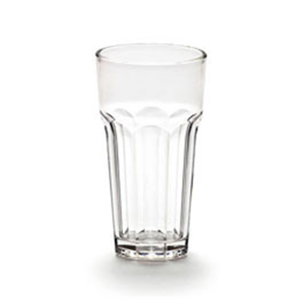 Vasos Apilables 414 Ml Ø 7,9/6X12,7 Cm Transparente Policarbonato (36 Unid.)