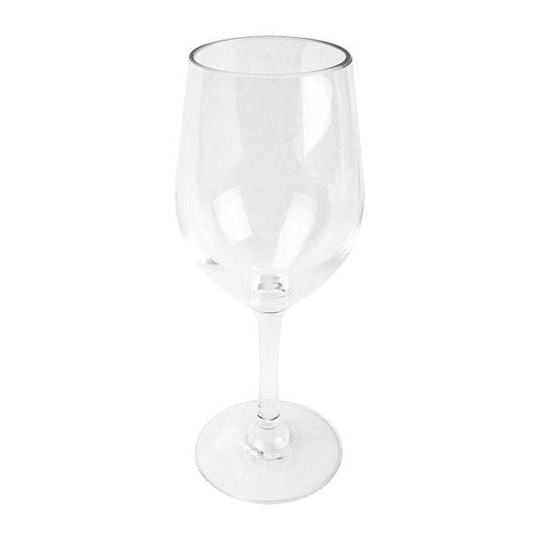 [211.93] COPAS VINO 325 ML Ø 6/7,4x20 CM TRANSPARENTE POLICARBONATO (12 UNID.)