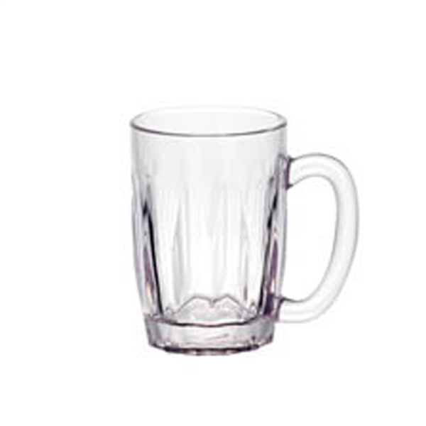 [157.46] Jarras Cerveza 630 Ml Ø 9,5/7,5X12,7 Cm Transparente Policarbonato (24 Unid.)