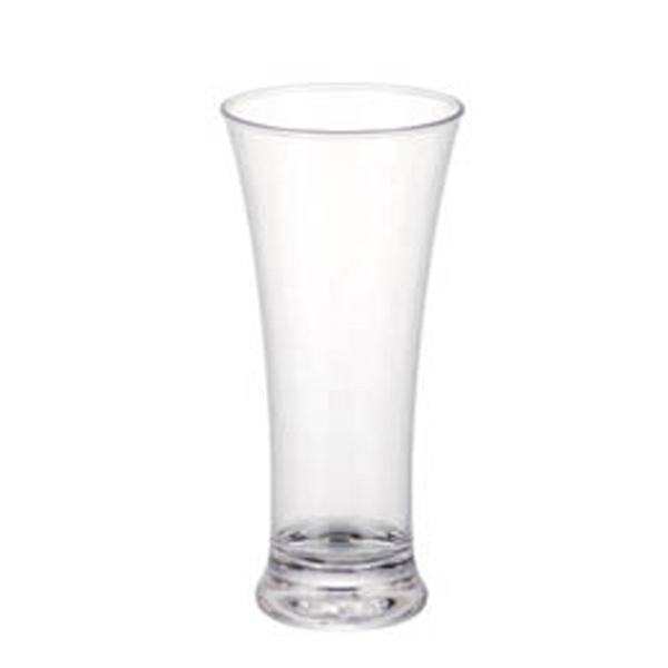 [157.54] VASOS CERVEZA BASE GRUESA 310 ML Ø 7,9/5,8x18 CM TRANSPARENTE POLICARBONATO (36 UNID.)