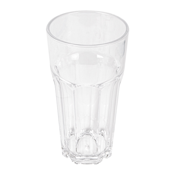 [192.95] Vasos Apilables 373 Ml Ø 7,6/5,6X13 Cm Transparente Policarbonato (72 Unid.)