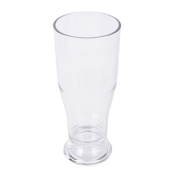 VASOS CERVEZA BASE GRUESA 340 ML Ø 7/5,9x16,5 CM TRANSPARENTE POLICARBONATO (72 UNID.)
