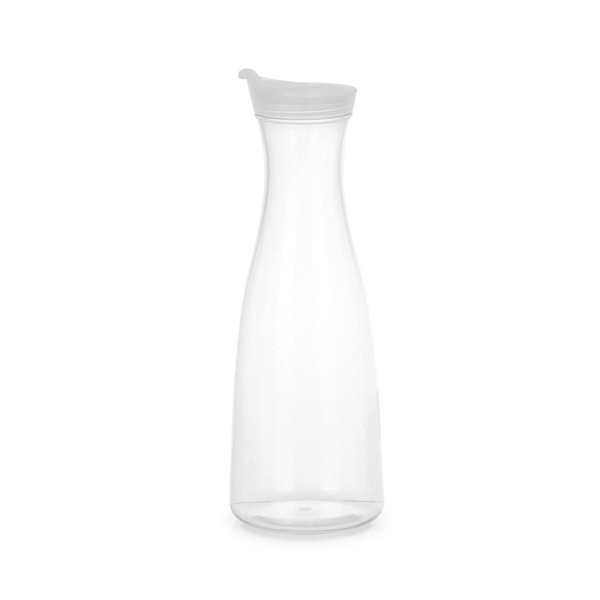 [198.23] JARRA CON TAPA 1 L Ø 6,5x27 CM TRANSPARENTE POLICARBONATO (1 UNID.)