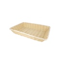 Cestas Símil Mimbre Rectangulares 41X28,7X8 Cm Natural Pp (12 Unid.)
