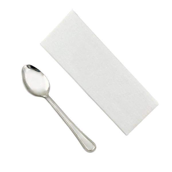 CUCHARAS 15,5 CM PLATEADO INOX (100 UNID.)