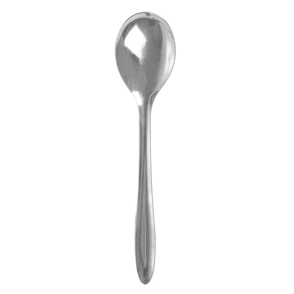 CUCHARAS 18 CM PLATEADO INOX (100 UNID.)