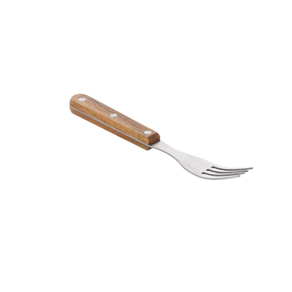 TENEDORES DE CARNE 20 CM PLATEADO INOX (12 UNID.)
