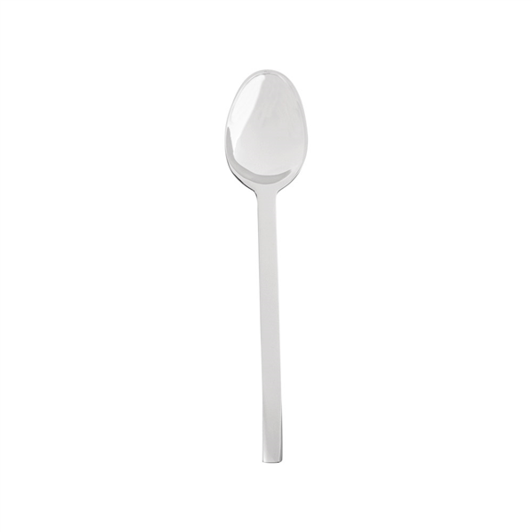 CUCHARAS DE POSTRE 'SPIGA' 18,4 CM PLATEADO ACERO (12 UNID.)