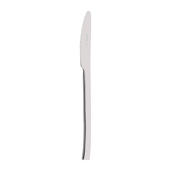 CUCHILLOS DE POSTRE 'SPIGA' 19 CM PLATEADO ACERO (12 UNID.)