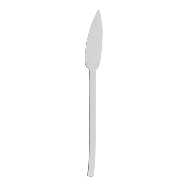 [112.17] CUCHILLOS DE PESCADO 'SPIGA' 22,7 CM PLATEADO ACERO (12 UNID.)