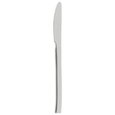 CUCHILLOS DE MESA 'SPIGA' 22,3 CM PLATEADO ACERO (12 UNID.)