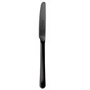 CUCHILLOS DE MESA 'OSLO' 23 CM NEGRO ACERO (12 UNID.)
