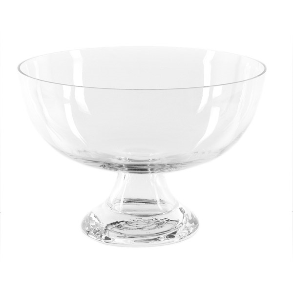 COPA DECORACIÓN Ø 24,6x17 CM TRANSPARENTE CRISTAL (1 UNID.)