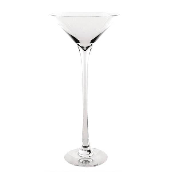 [116.82] DECORACIÓN GIGANTE - COPA MARTINI Ø 31x80 CM TRANSPARENTE CRISTAL (1 UNID.)