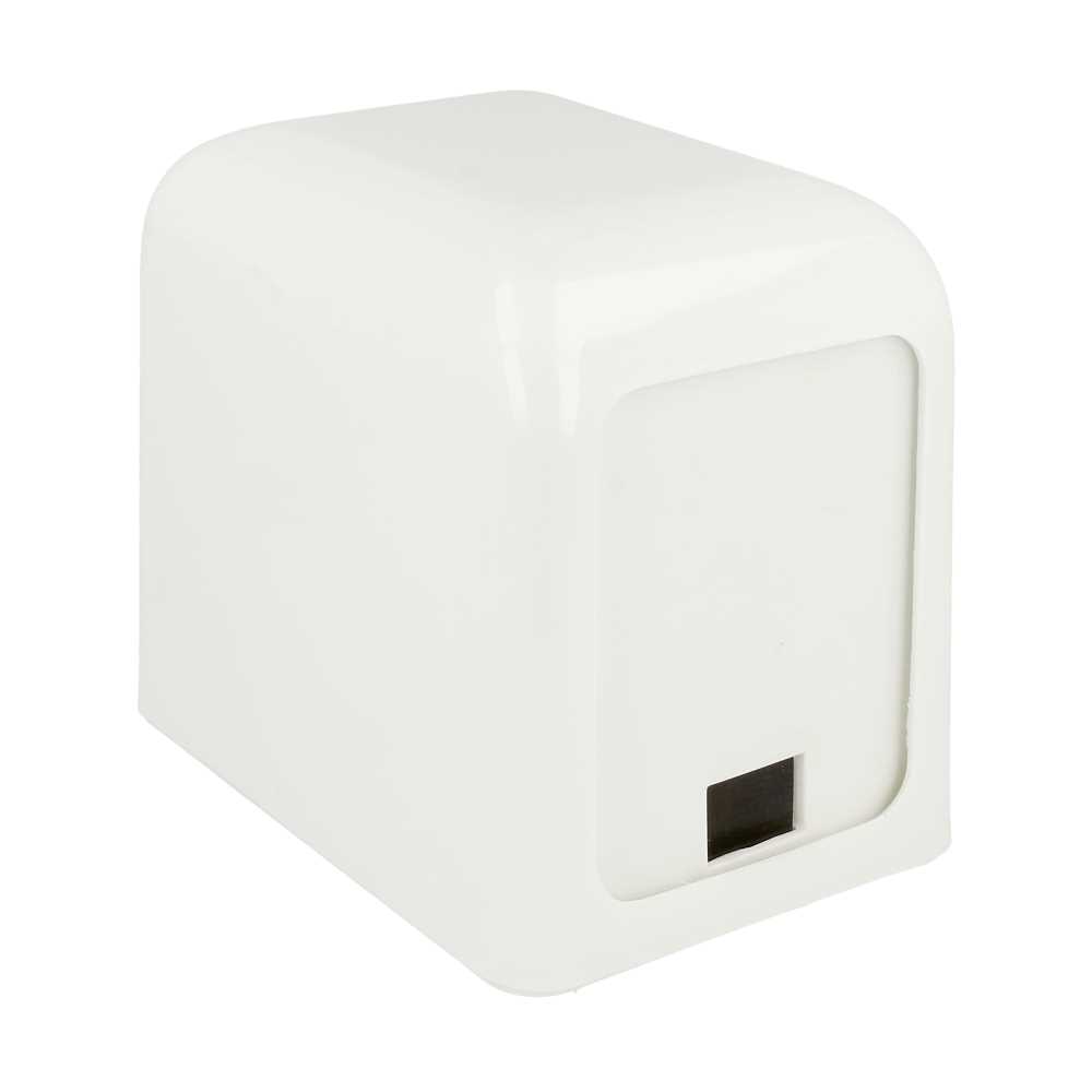 [129.32] Dispensador Para 300 Servilletas Mini Servis 15X10X12,5 Cm Blanco Abs (12 Unid.)