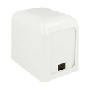 DISPENSADOR PARA 300 SERVILLETAS MINI SERVIS 15x10x12,5 CM BLANCO ABS (12 UNID.)