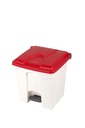 Contenedor 30l Tapa Roja Blanca Cocina