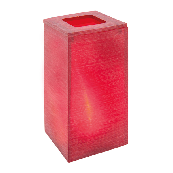 LÁMPARA DE SOBREMESA "NOVA" Ø 7x13,5 CM ROJO ACRÍLICO (6 UNID.)
