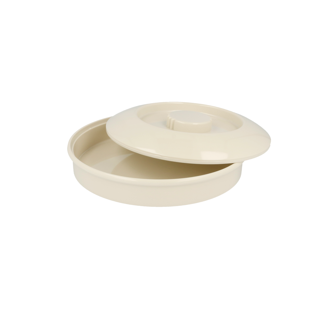 [197.33] Recipientes Para Tortillas 'Asami Ware' Ø 19 Cm Marfil Melamina (1 Unid.)