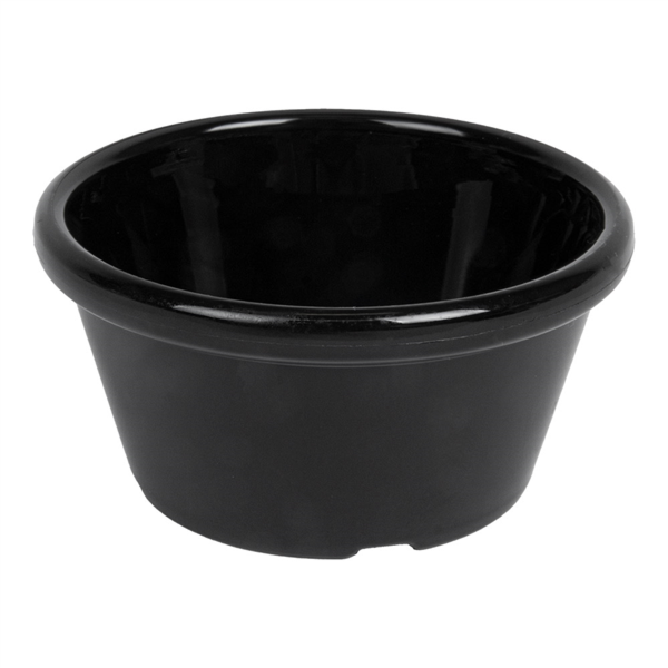[265.04] 12 RAMEQUINES 60 ML Ø 7x3,5 CM NEGRO PET (1 UNID.)