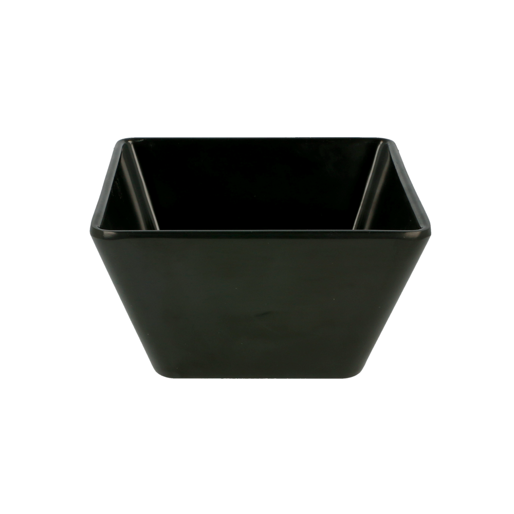 [216.82] Boles 'Asami Ware' 0,7 L 13X13X7 Cm Negro Melamina (6 Unid.)