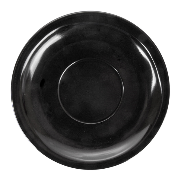 PLATILLOS CAFÉ 'ASAMI WARE' Ø 13,8 CM NEGRO MELAMINA (12 UNID.)