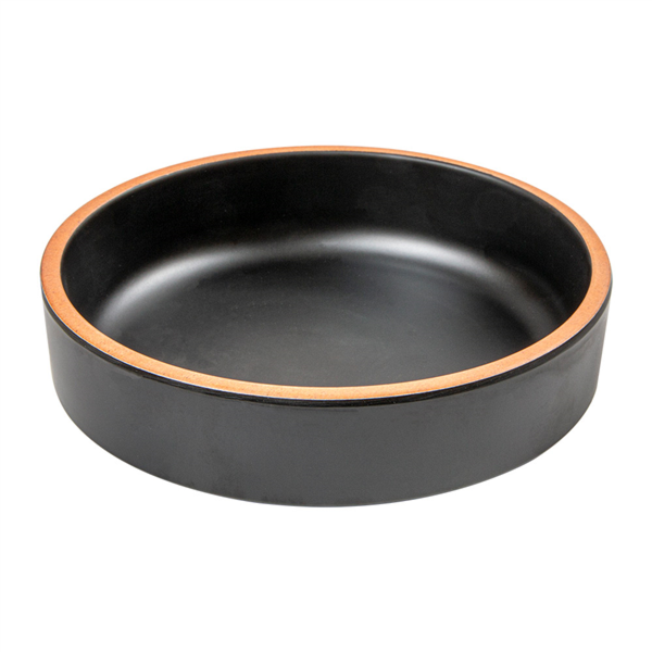Platos Hondos 'Asami Ware' 450 Ml Ø15,3X4,3 Cm Negro Melamina (12 Unid.)