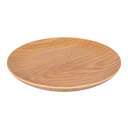 PLATOS LLANOS 'ASAMI WARE' Ø 20x1,8 CM SÍMIL MADERA MELAMINA (6 UNID.)