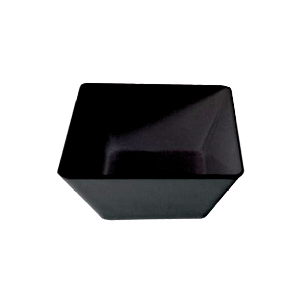 BOLES 'ASAMI WARE' 6,7 L 30x30x11,5 CM NEGRO MELAMINA (4 UNID.)