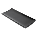 Platos Sushi 'Asami Ware' 23,5X10,3X2,3 Cm Negro Melamina (18 Unid.)