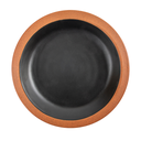 PLATOS 'ASAMI WARE' 550 ML Ø22,9x3 CM NEGRO MELAMINA (12 UNID.)