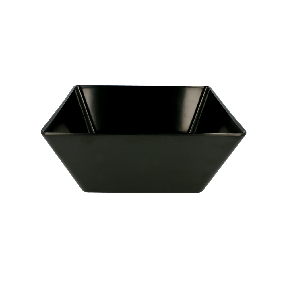 [216.86] Boles 'Asami Ware' 3,7 L 24X24X10 Cm Negro Melamina (6 Unid.)