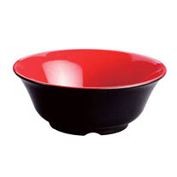 BOLES NEGRO/ROJO 'ASAMI WARE' 2600 ML Ø 25,4x10 CM MELAMINA (24 UNID.)