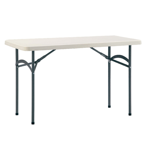 MESA RECTANGULAR PLEGABLE 183x76x74 CM BLANCO PE (1 UNID.)