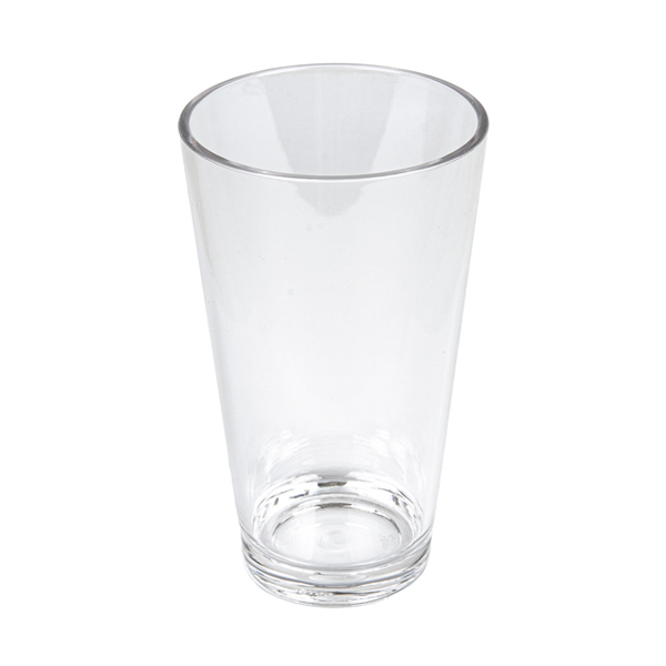 VASOS 400 ML Ø 8,1/5,5x13,8 CM TRANSPARENTE POLICARBONATO (12 UNID.)