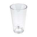 VASOS 400 ML Ø 8,1/5,5x13,8 CM TRANSPARENTE POLICARBONATO (12 UNID.)