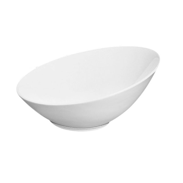 [164.32] BOLES IRREGULARES 700 ML Ø 21,3x10,3 CM BLANCO PORCELANA (2 UNID.)