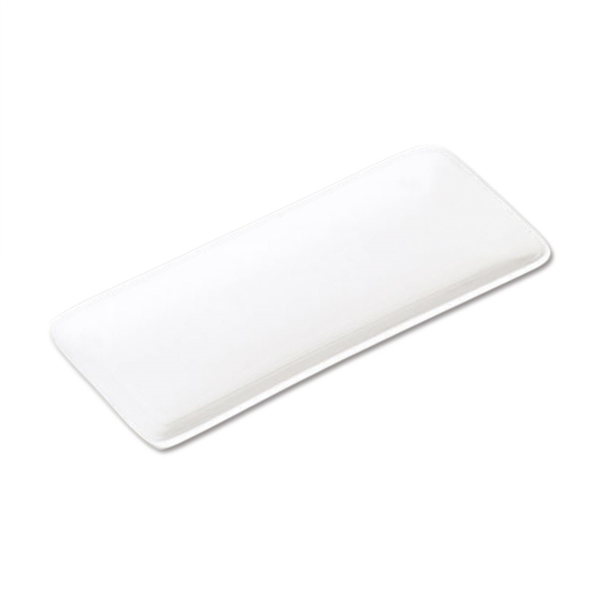 [131.13] PLATOS OBLONGOS 26,5x9,5 CM BLANCO PORCELANA (6 UNID.)