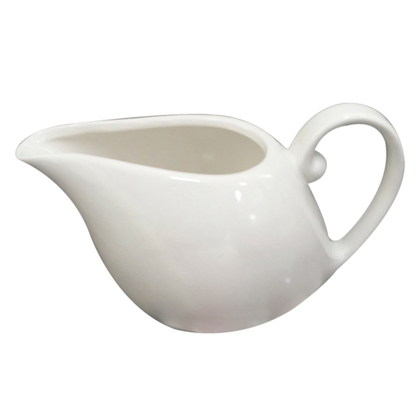 [212.16] Mini Lecheras 15X6,6X8,9 Cm Blanco Porcelana (6 Unid.)