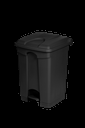 Contenedor 45l Plást. Negro Reciclado Sanitarias