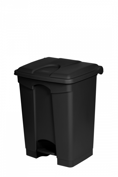 [8992112] CONTENEDOR 70L PLÁST. NEGRO RECICLADO SANITARIAS