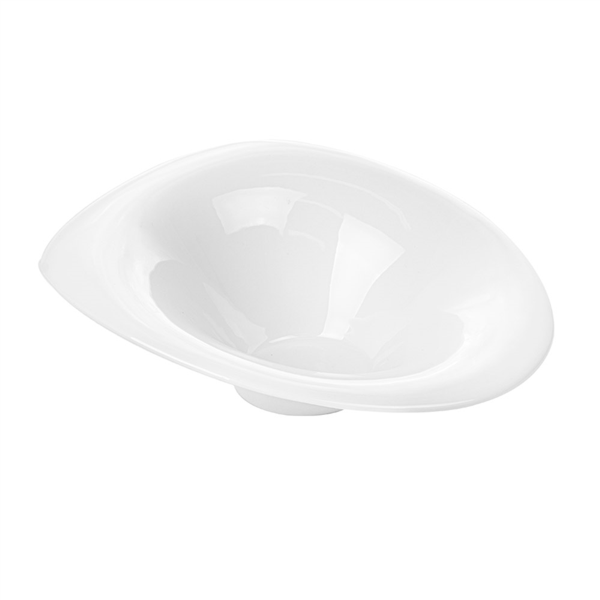 [216.41] Boles Irregulares 26X21X7,2 Cm Blanco Porcelana (4 Unid.)