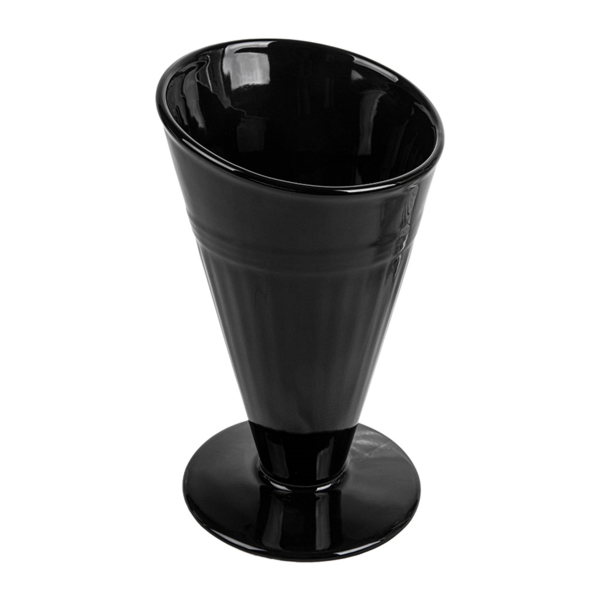 [260.61] COPAS PARA FRITOS Ø11,8x19,8 CM NEGRO PORCELANA (6 UNID.)