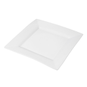 PLATOS CUADRADOS 30x30 CM BLANCO PORCELANA (6 UNID.)