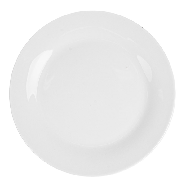PLATOS LLANOS Ø 19 CM BLANCO PORCELANA (72 UNID.)