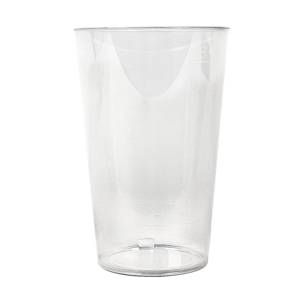 VASOS REUTILIZABLES 300 ML Ø 7,5/5,4x11,4 CM TRANSPARENTE PP (500 UNID.)