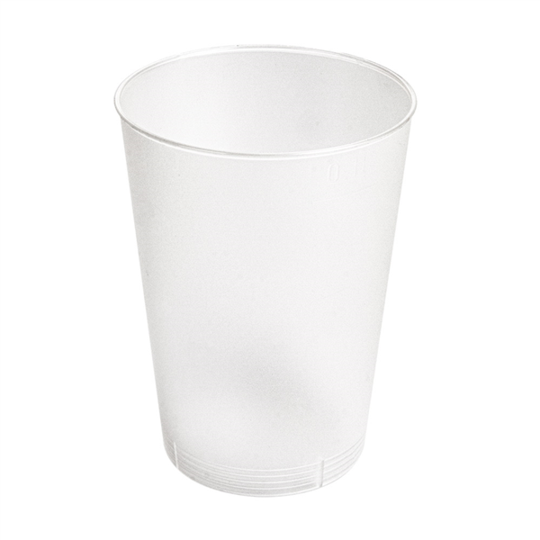[257.64] Vasos Reutilizables 100 Ml Ø 5,4/4X7,7 Cm Transparente Pp (1400 Unid.)