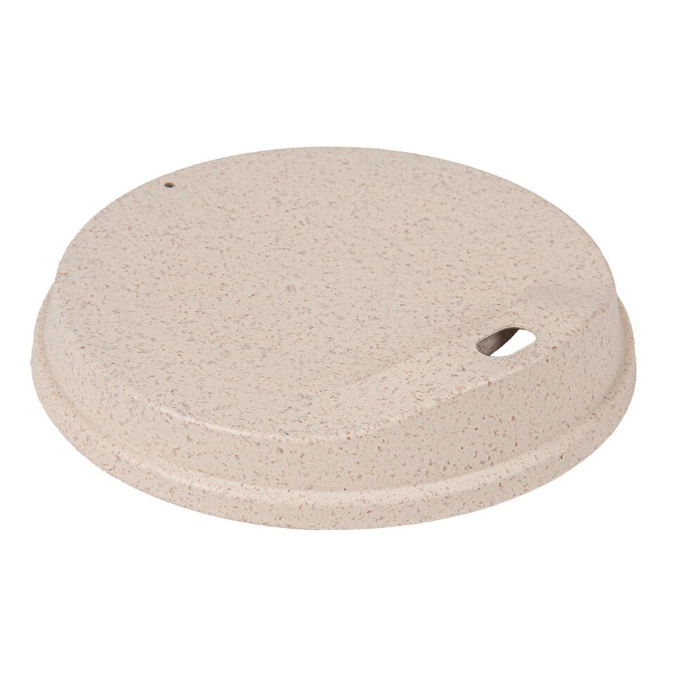 [267.75] Tapas Para Vasos 267.73 Natural Rice Husk Biocomposite (650 Unid.)